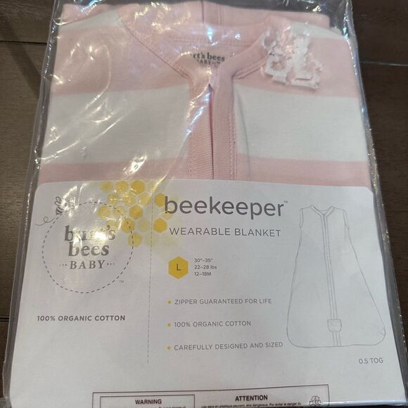 NWT Burt’s Bees Beekeeper Wearable Blanket - Large - Picture 1 of 4